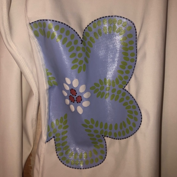 Athleta Brand Rash Gaurd Swim Top size M - Picture 3 of 3